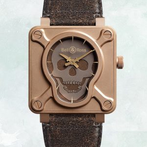 Best Swiss Bell&Ross Br01skullbronze Replica Bronze Skull Military Watch