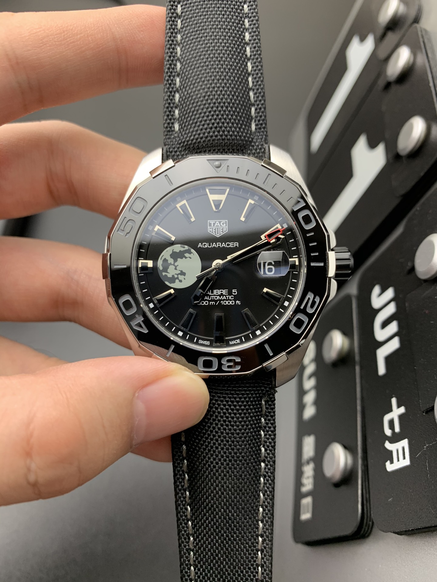 Swiss-Made TAG Aquaracer WAY201J Replica Watch | 100M Waterproof & Ceramic Bezel - Image 2