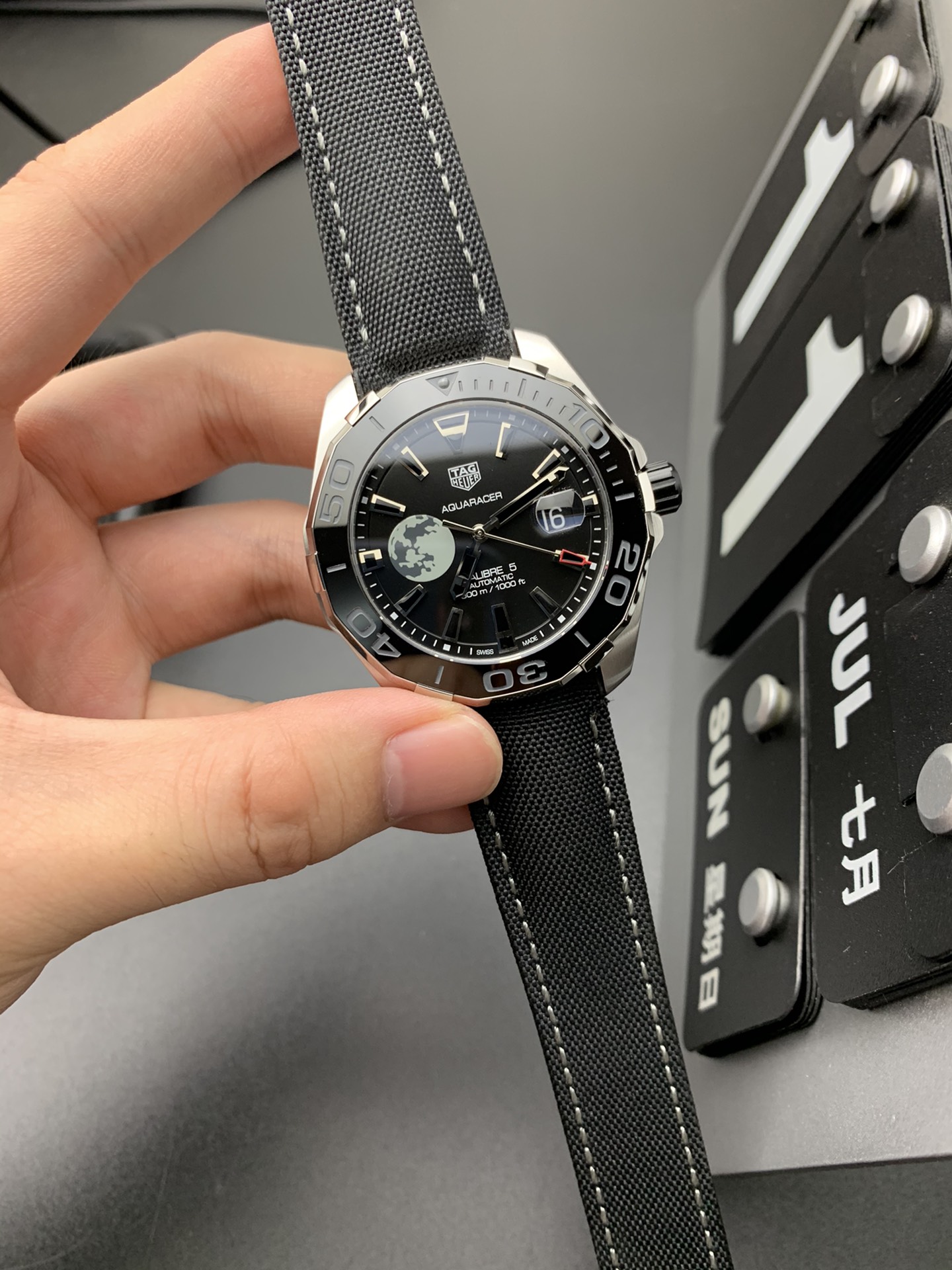 Swiss-Made TAG Aquaracer WAY201J Replica Watch | 100M Waterproof & Ceramic Bezel - Image 3