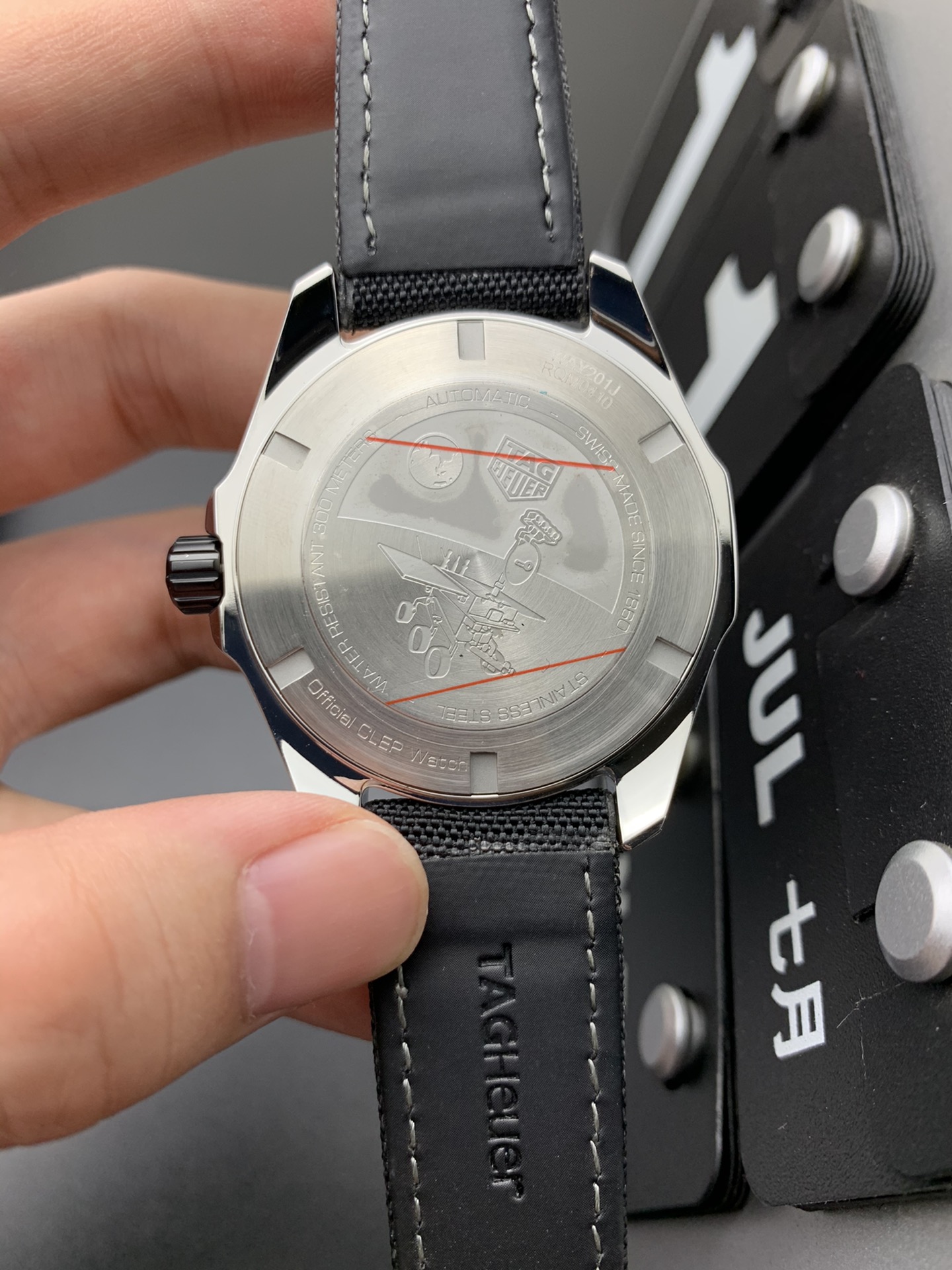 Swiss-Made TAG Aquaracer WAY201J Replica Watch | 100M Waterproof & Ceramic Bezel - Image 7