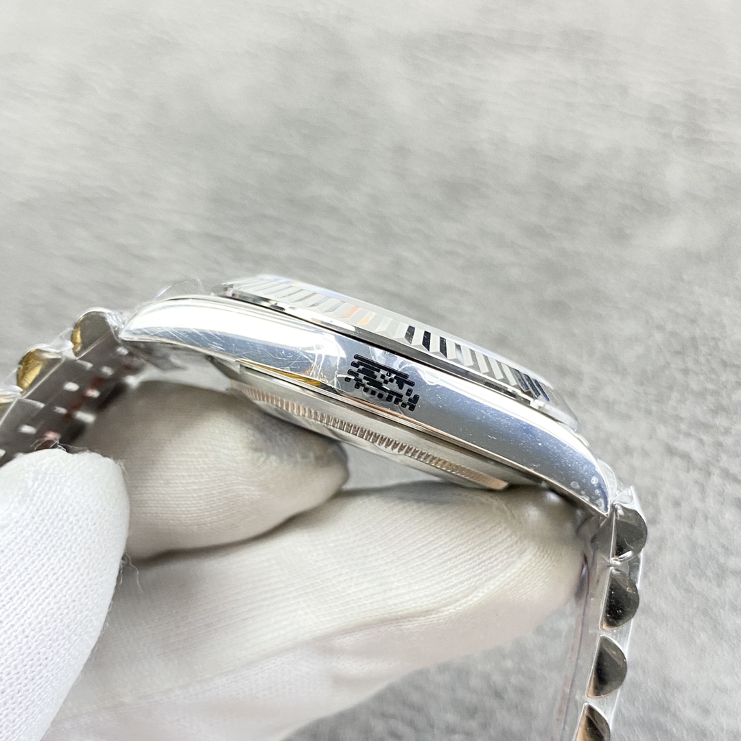 Swiss Super Clone Rolex Datejust 126334 Replica 41mm Steel/White Gold - Image 6