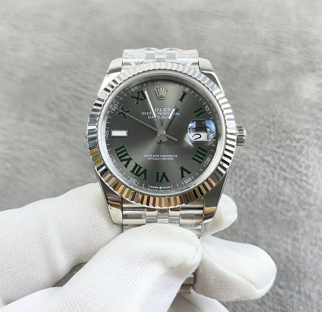 Swiss Super Clone Rolex Datejust 126334 Replica 41mm Steel/White Gold - Image 2