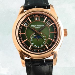 Best Swiss Patek Philippe Complications 5205R-011 Replica, 40mm Olive Green Dial & Ceramic Case