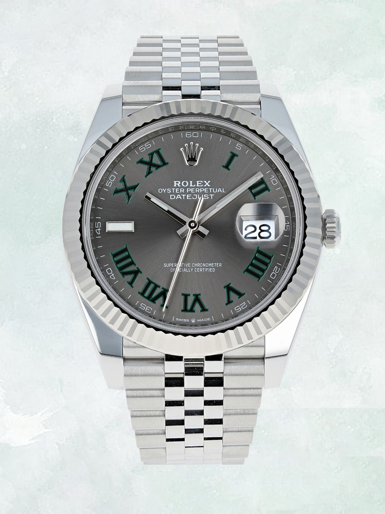 Swiss Super Clone Rolex Datejust 126334 Replica 41mm Steel/White Gold