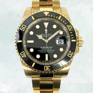 Rolex Submariner 116618LN Replica: Swiss Super Clone Edition | 18K Gold & Sapphire