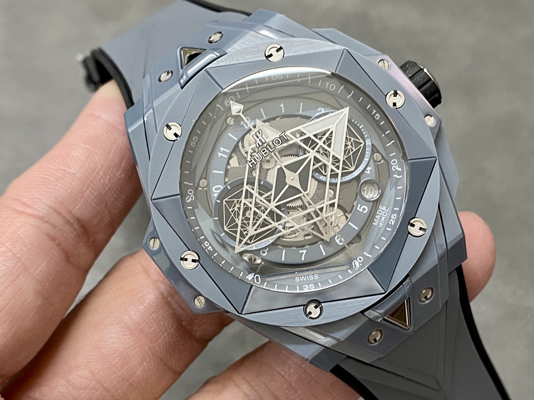 Best Swiss Super Clone HUBLOT Big Bang 418.FX.8007.RX Replica - 45mm Ceramic Men's Watch - Image 3