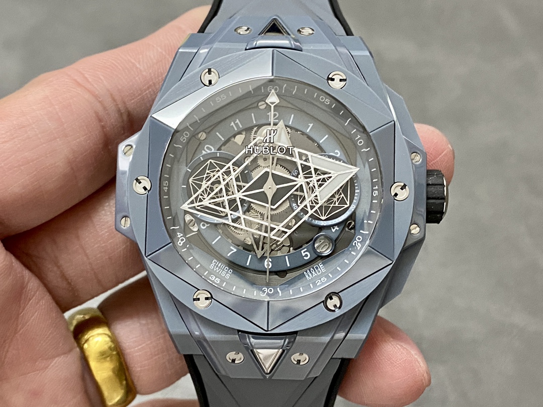Best Swiss Super Clone HUBLOT Big Bang 418.FX.8007.RX Replica - 45mm Ceramic Men's Watch - Image 2