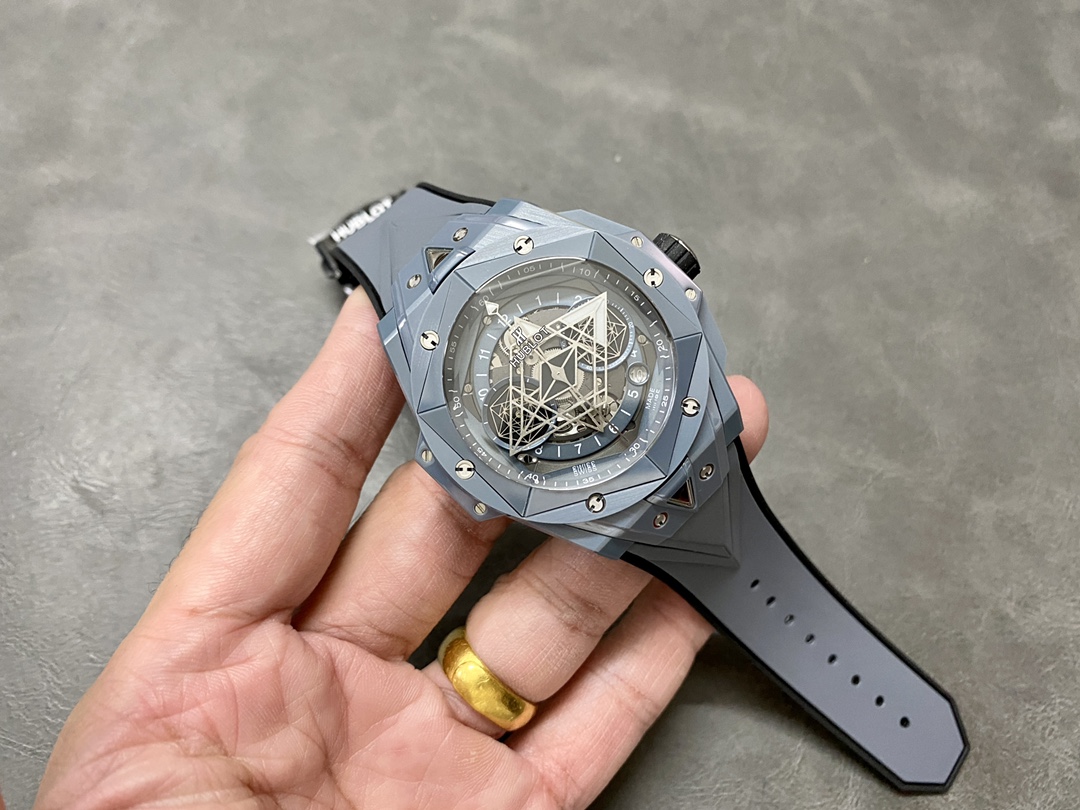 Best Swiss Super Clone HUBLOT Big Bang 418.FX.8007.RX Replica - 45mm Ceramic Men's Watch - Image 5
