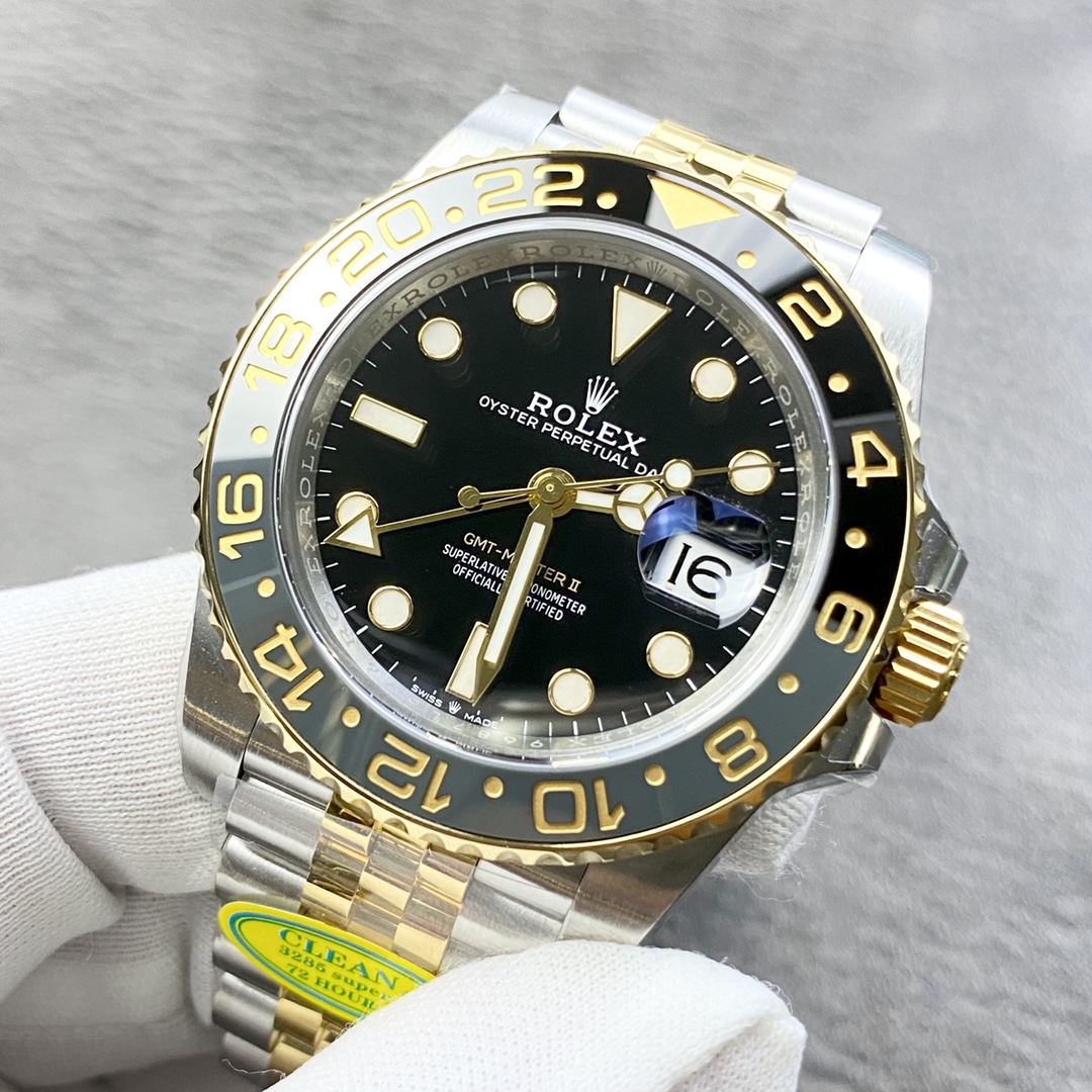 Swiss Super Clone Rolex GMT-Master 126713 Replica - 40mm Men's Luxury Watch - Image 3