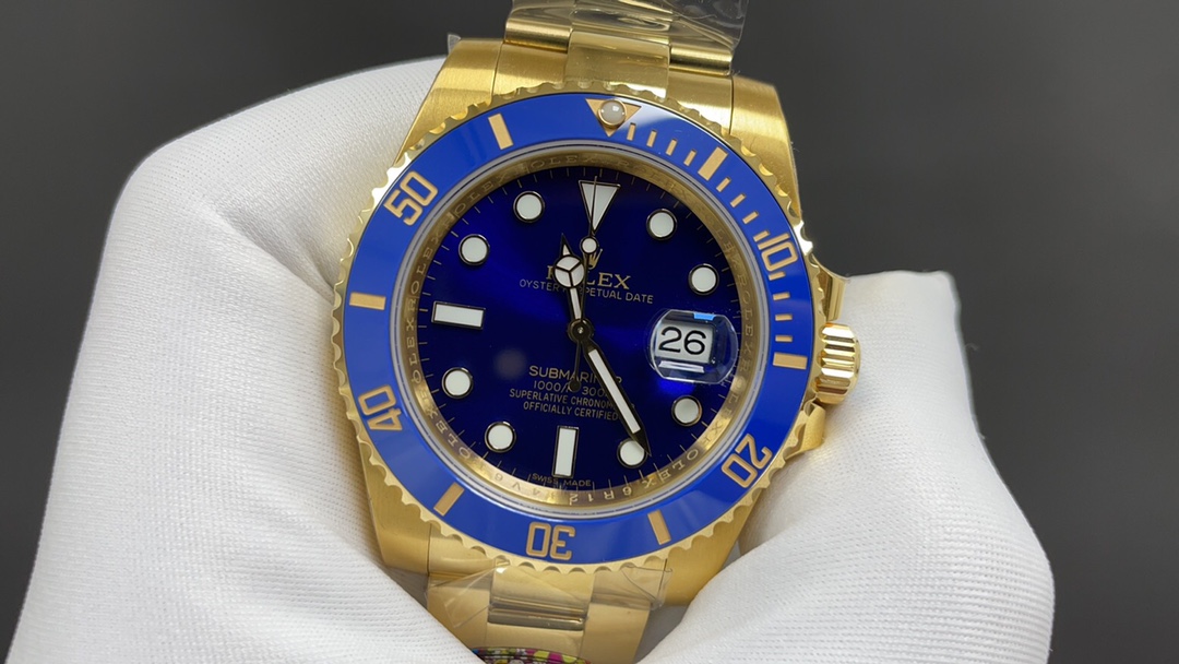Swiss Super Clone ROLEX Submariner 126618LB Replica Watch - AAA+ Gold - Image 2