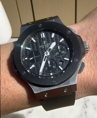 High End Replica Hublot Big Bang 301.CI.1770.RX 44mm Men Quartz/Automatic Black Dial photo review
