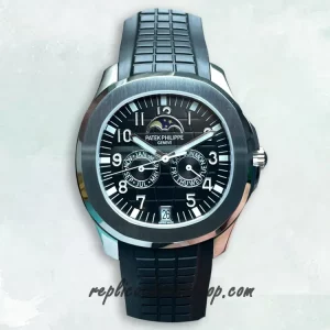 Replica Patek Philippe Aquanaut 5261R-001 Black Automatic Watch with Annual Calendar