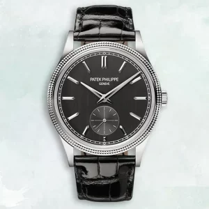 Replica Patek Philippe Calatrava 6119G-001 with Clous de Paris Bezel & Slim Hand-Wound Design