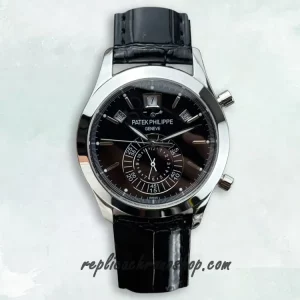 Replica Patek Philippe Complications 5960P-016 Automatic Chronograph Watch with Annual Calendar