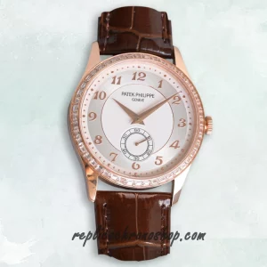 Replica Patek Philippe Grand Complications 4948G-010 Rose Gold Diamond Bezel Dress Watch