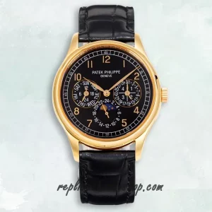 Replica Patek Philippe Grand Complications 5074R-001 Rose Gold Triple-Calendar Watch