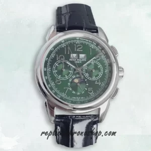 Replica Patek Philippe Grand Complications 5270P-014 Chronograph with Green Dial & Moonphase