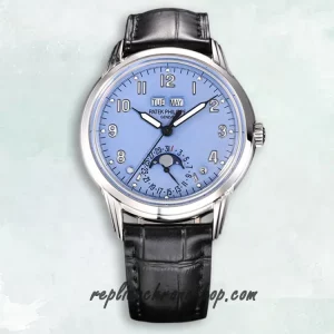 Replica Patek Philippe Grand Complications 5320G-011 Blue Perpetual Calendar Blue Dial Watch