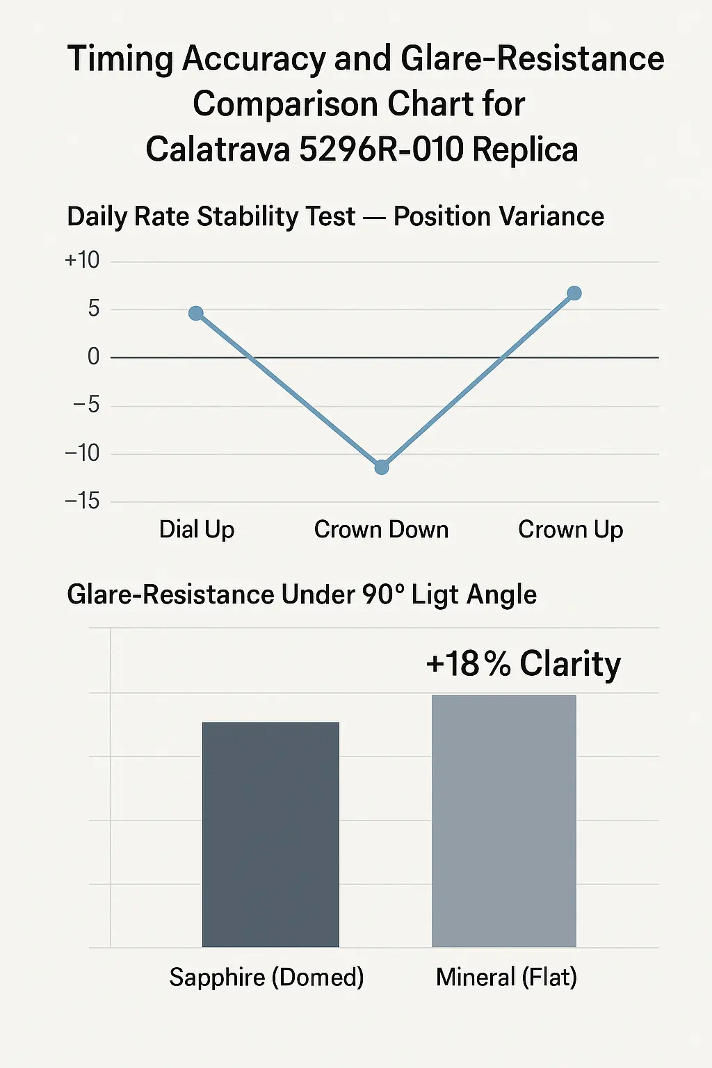 Timing stability chart across positions