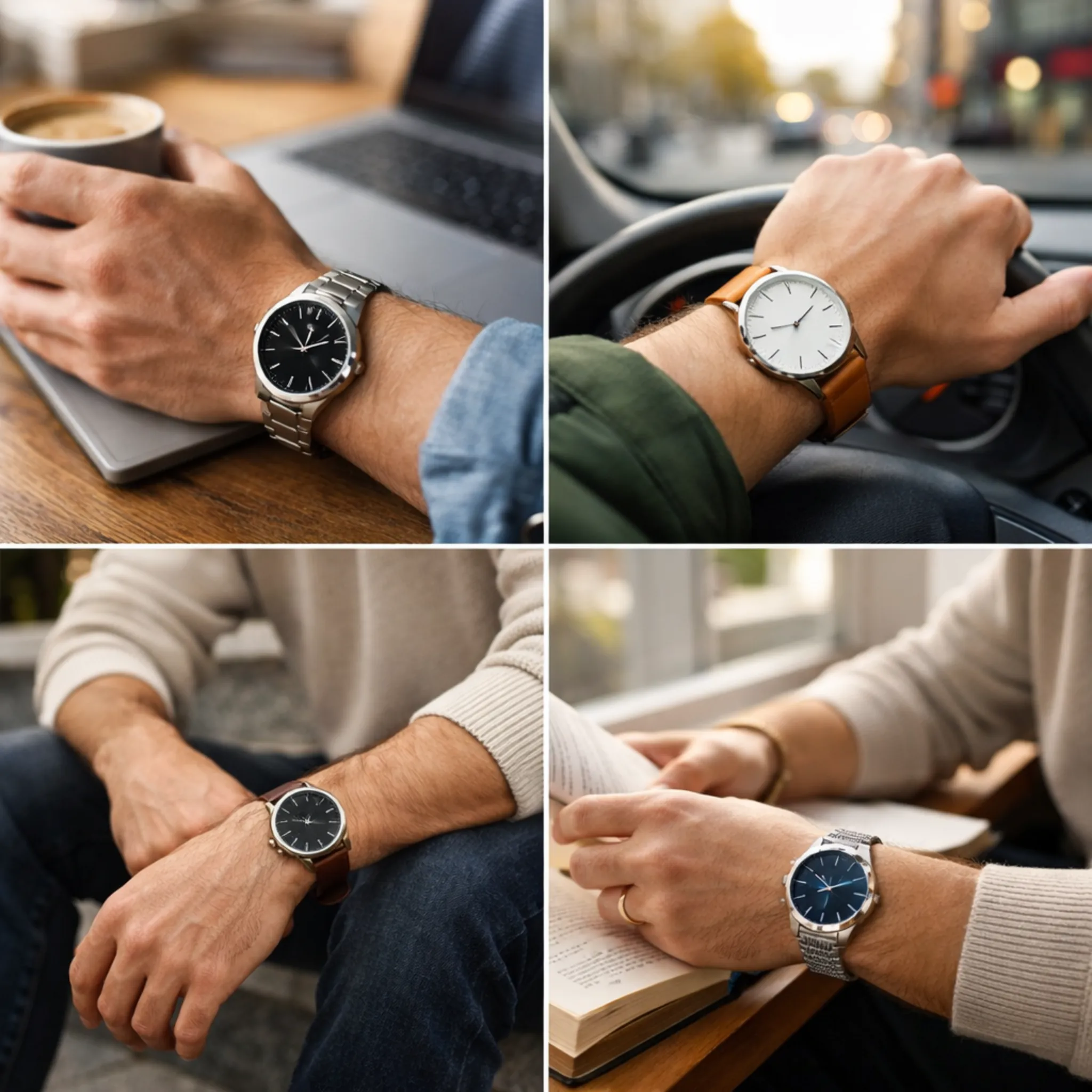 daily wear watch lifestyle on wrist