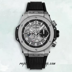 Replica Hublot Big Bang 441.NX.1171.RX Unico Titanium Skeleton Chronograph Watch
