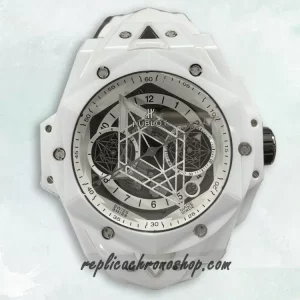 Replica Hublot Big Bang Sang Bleu II 418.HX.2001.RX.MXM21 Ceramic Skeleton Automatic Watch