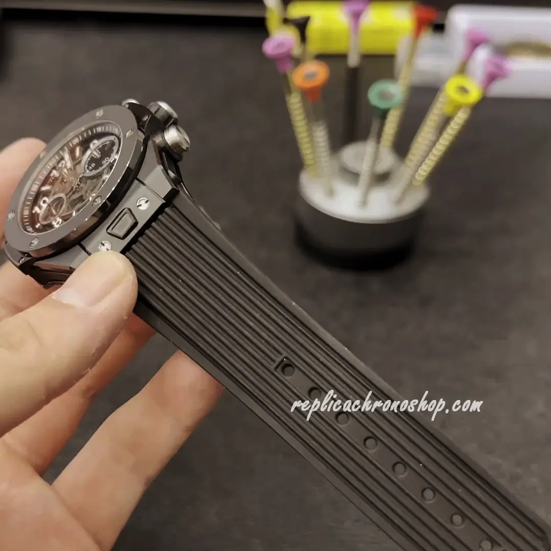 Replica Hublot Big Bang Unico 421.CI.1170.RX 44mm Ceramic Skeleton Chronograph Watch - Image 10