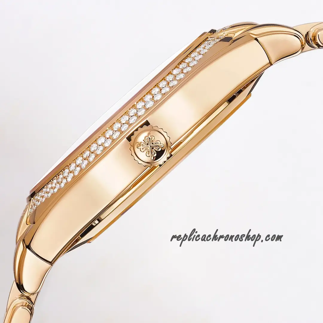 Replica Patek Philippe Twenty-4 7300/1200R-010 Diamond Rose-Gold Automatic Ladies Timepiece - Image 5