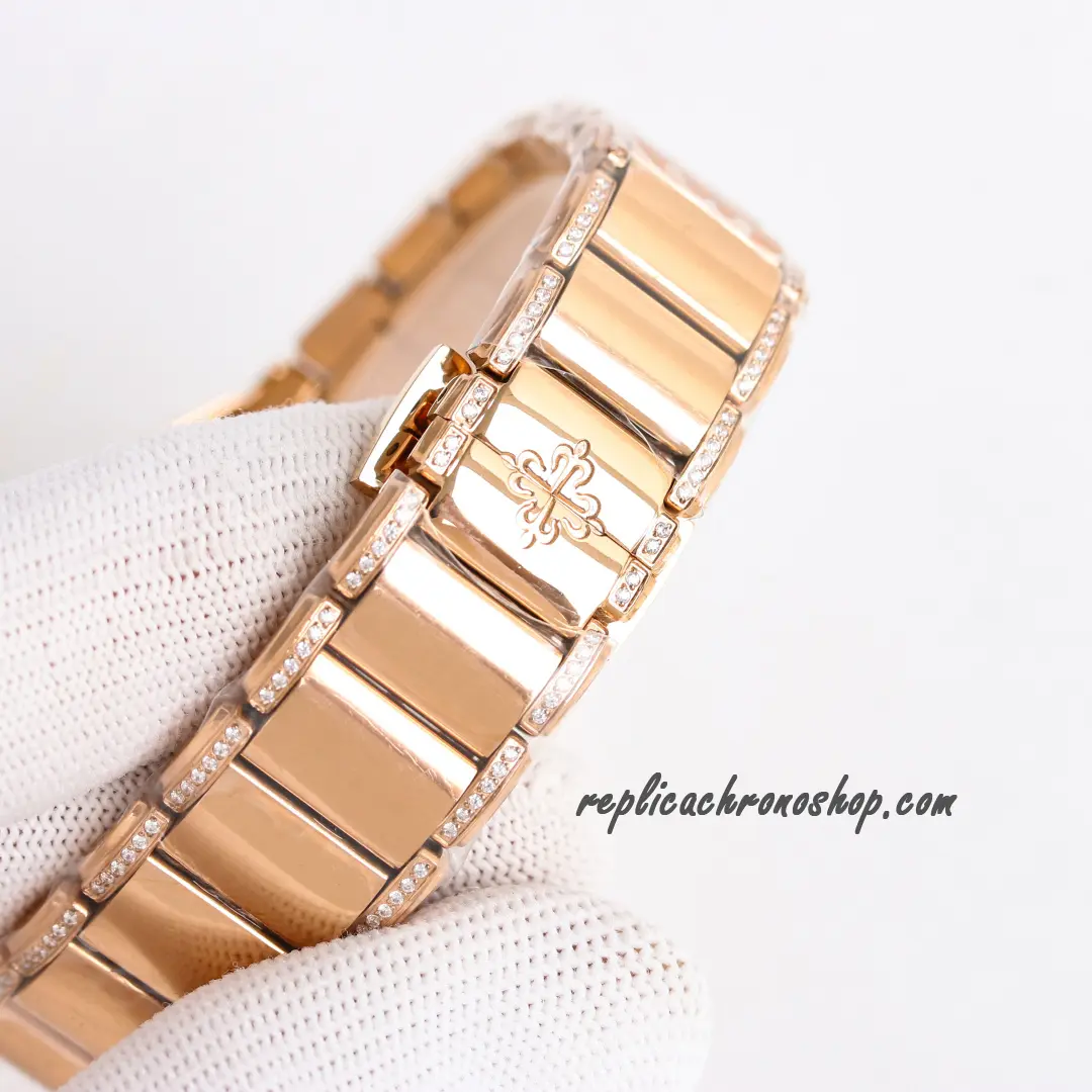 Replica Patek Philippe Twenty-4 7300/1200R-010 Diamond Rose-Gold Automatic Ladies Timepiece - Image 7