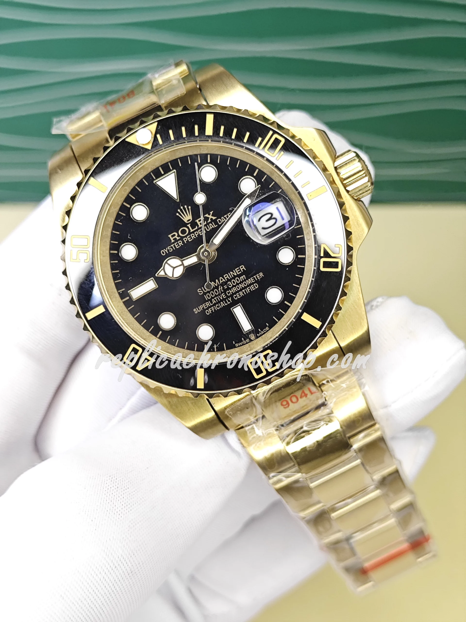 Replica Rolex Submariner 126618LN 1:1 Super Clone | 41mm Black Dial Gold Case - Image 2