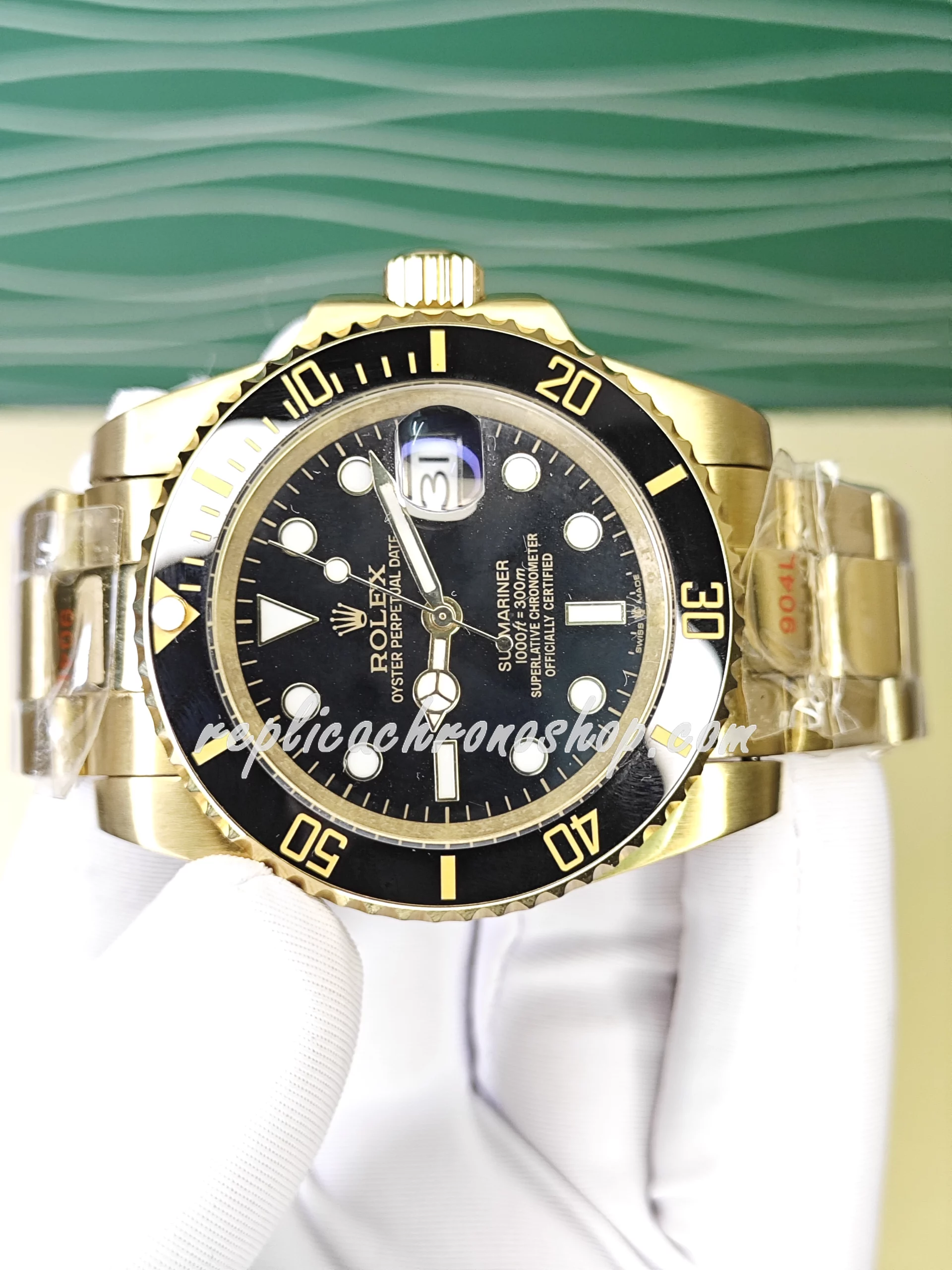 Replica Rolex Submariner 126618LN 1:1 Super Clone | 41mm Black Dial Gold Case - Image 4