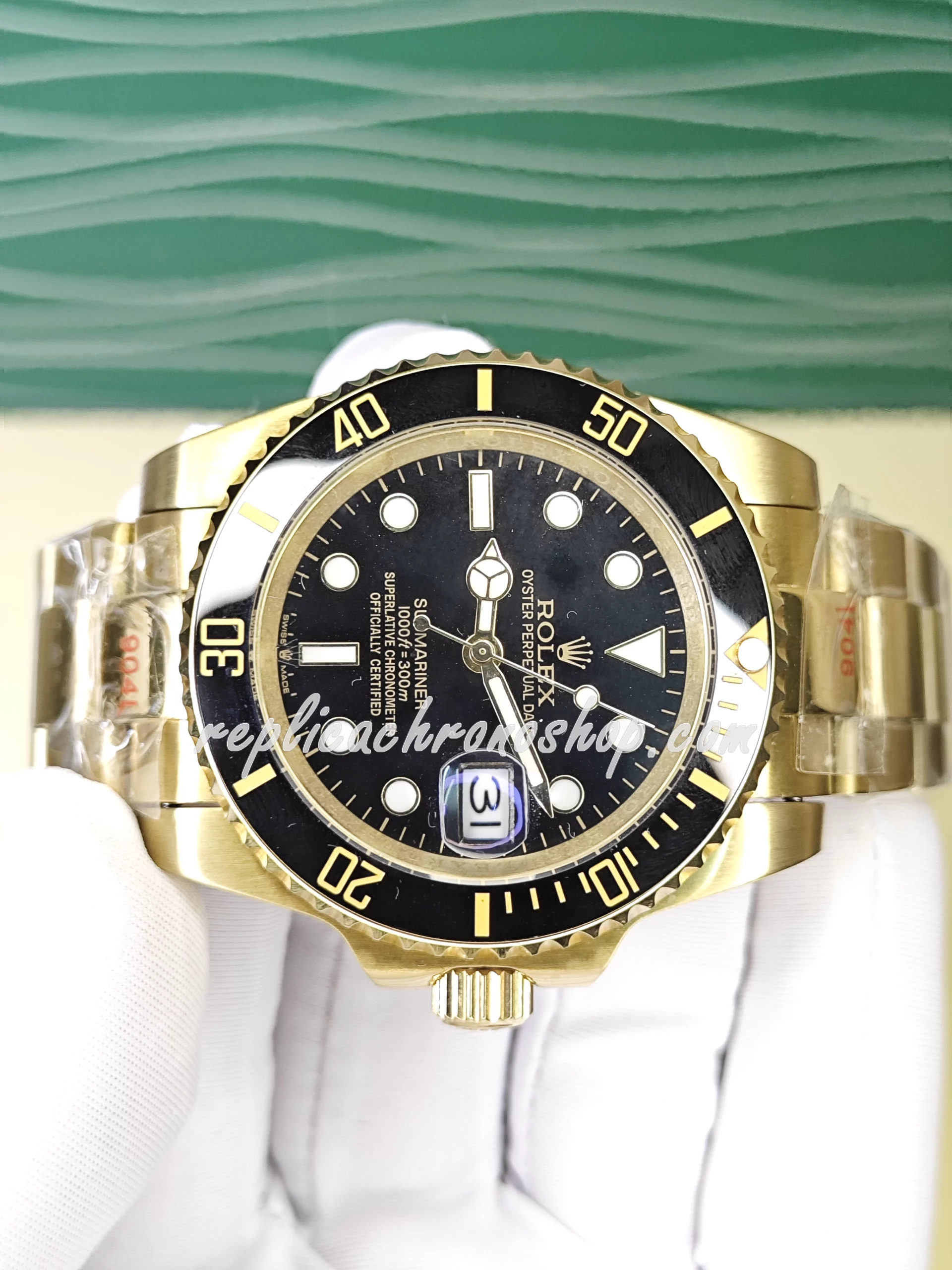 Replica Rolex Submariner 126618LN 1:1 Super Clone | 41mm Black Dial Gold Case - Image 3