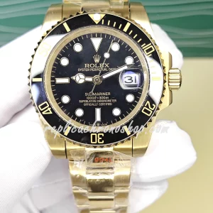 Replica Rolex Submariner 126618LN 1:1 Super Clone | 41mm Black Dial Gold Case