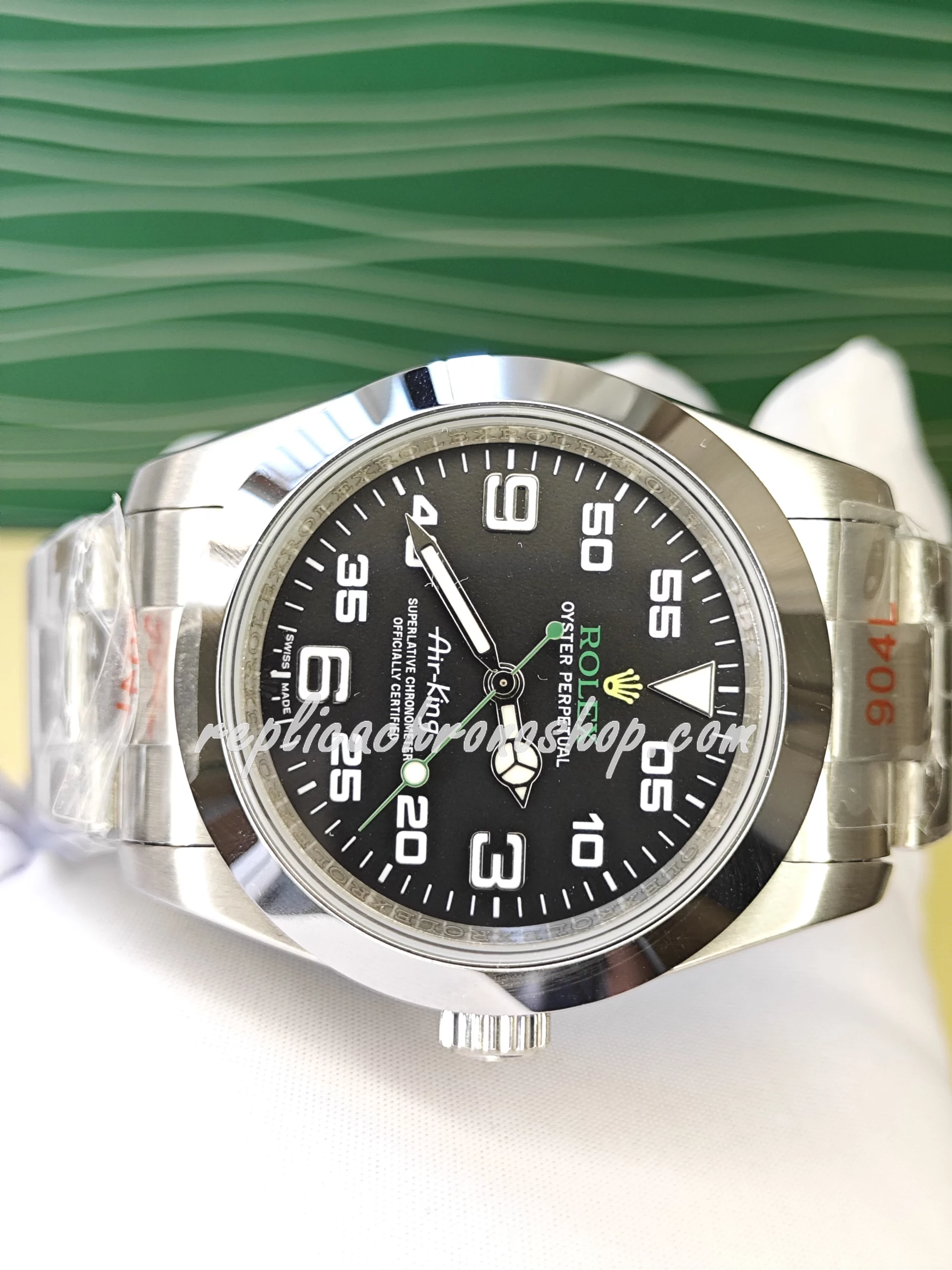 Replica Rolex Air-King 116900 – Black Dial with Luminous Markers | Swiss Made - Image 4