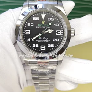 Replica Rolex Air-King 116900 – Black Dial with Luminous Markers | Swiss Made