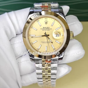 Replica Rolex Datejust 126303 – Luxury Two-Tone Stainless Steel Watch with Champagne Dial Automatic Movement