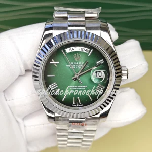 Replica Rolex Day-Date 228239 Green Olive Dial 40mm President Watch