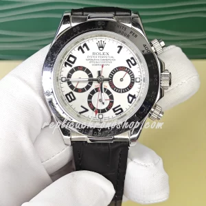 Replica Rolex Daytona 116519 White Dial 40mm 904L Stainless Steel Super Clone