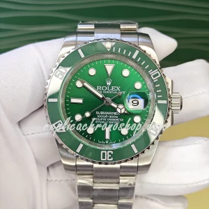 Replica Rolex Submariner 116610LV: Classic Green Ceramic Bezel and Automatic Movement