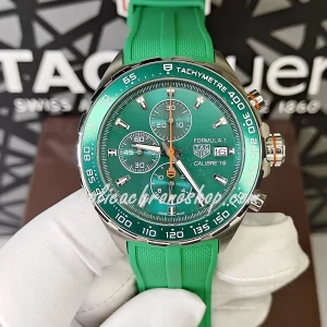 Replica TAG Heuer Formula 1 CAZ201H.BA0876 Chronograph | Swiss-Made Luxury Watch with Green Ceramic Bezel