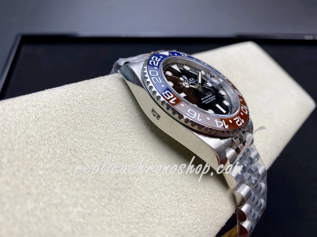 Premium Rolex GMT-Master II 126710BLRO Super Clone 40mm Stainless Steel Pepsi Men Watch - Image 8