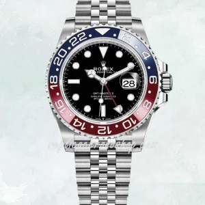 Premium Rolex GMT-Master II 126710BLRO Super Clone 40mm Stainless Steel Pepsi Men Watch