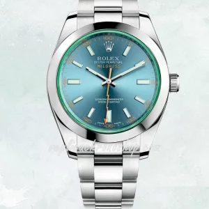 Super Clone Rolex Milgauss 116400gv Blue Dial 904L Steel Swiss Cal.3131 Motion