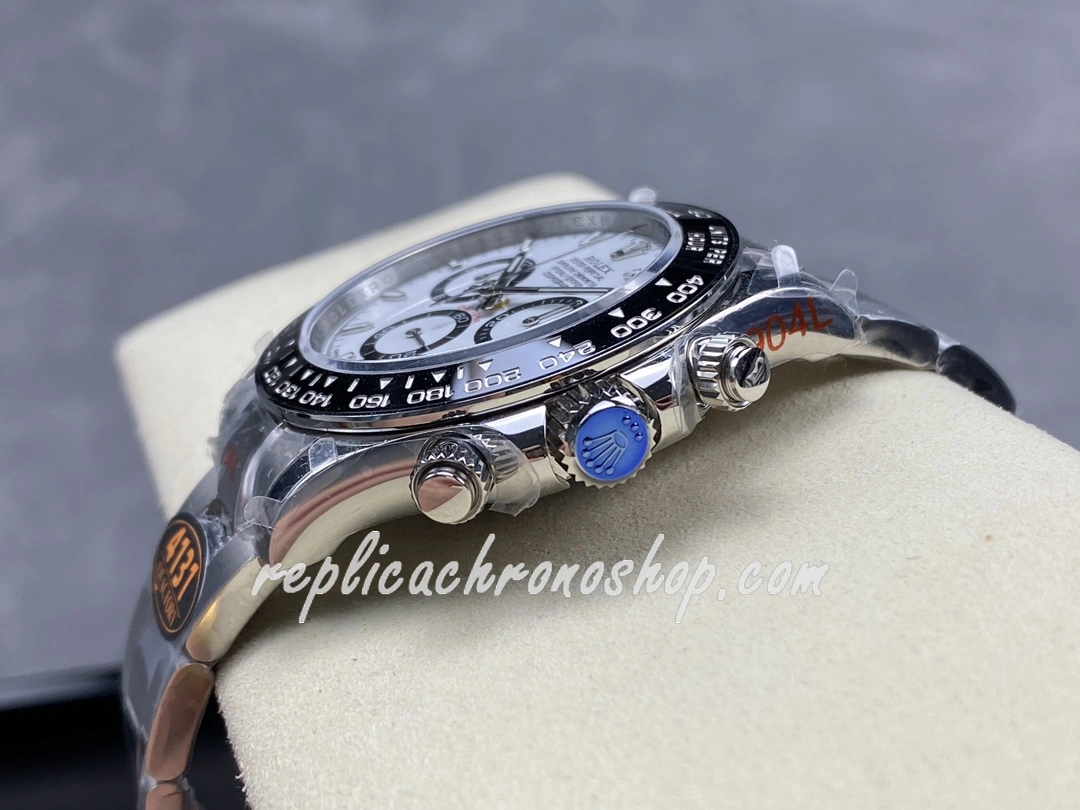 Best Super Clone Rolex Daytona m126500ln-0001 Luxury 40mm White Dial 904L Steel Cal.4131 Motion Professional Sport Watch - Image 8