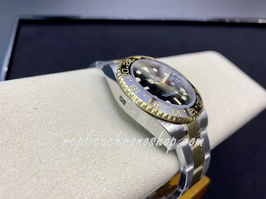 Super Clone GMT-Master II 40mm Two-Tone 904L Steel Luxury Tool Watch M116713LN-0001 Cal.3186 - Image 8