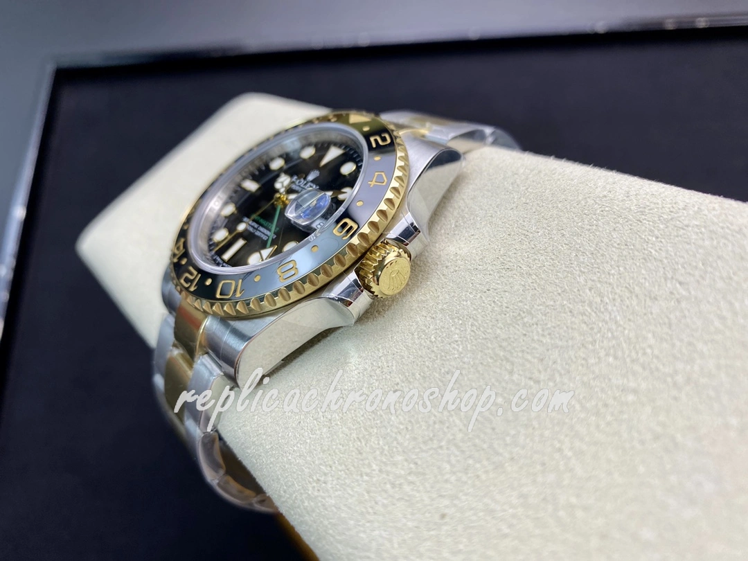 Super Clone GMT-Master II 40mm Two-Tone 904L Steel Luxury Tool Watch M116713LN-0001 Cal.3186 - Image 7