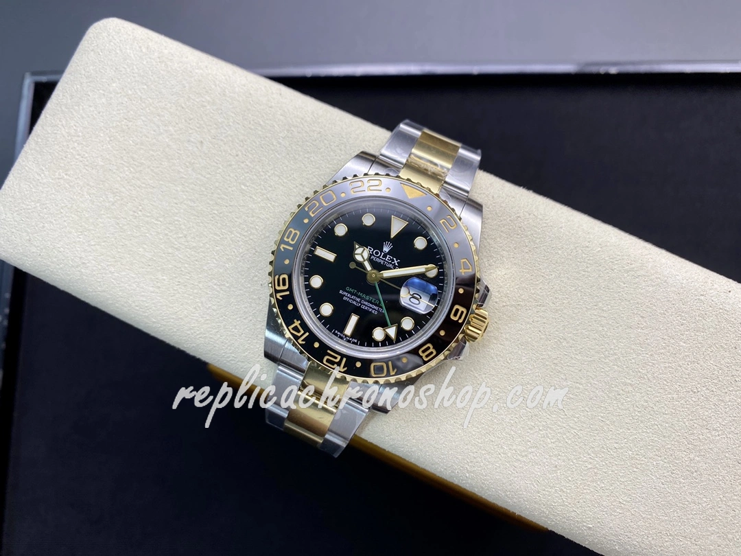 Super Clone GMT-Master II 40mm Two-Tone 904L Steel Luxury Tool Watch M116713LN-0001 Cal.3186 - Image 5