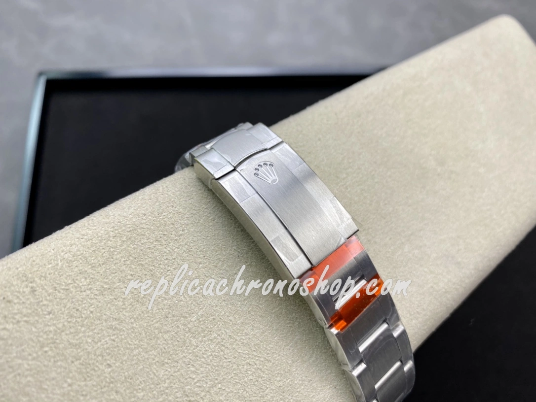 Best Rolex Oyster Perpetual 41mm 124300 Coral Red Dial 904L Steel Super Clone Cal.3230 Luxury Sports Watch - Image 10