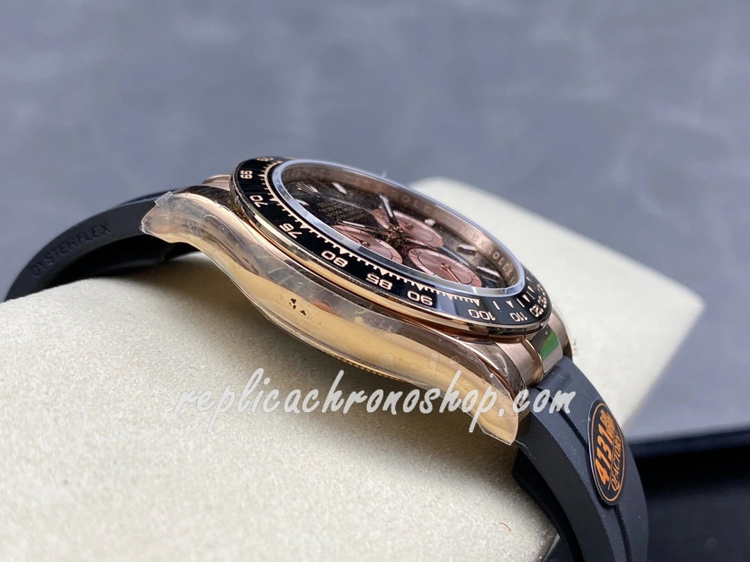 Luxury Super Clone Rolex Daytona m126515ln-0002 Men Watch 904L Rose Gold Black Dial Chronograph - Image 6